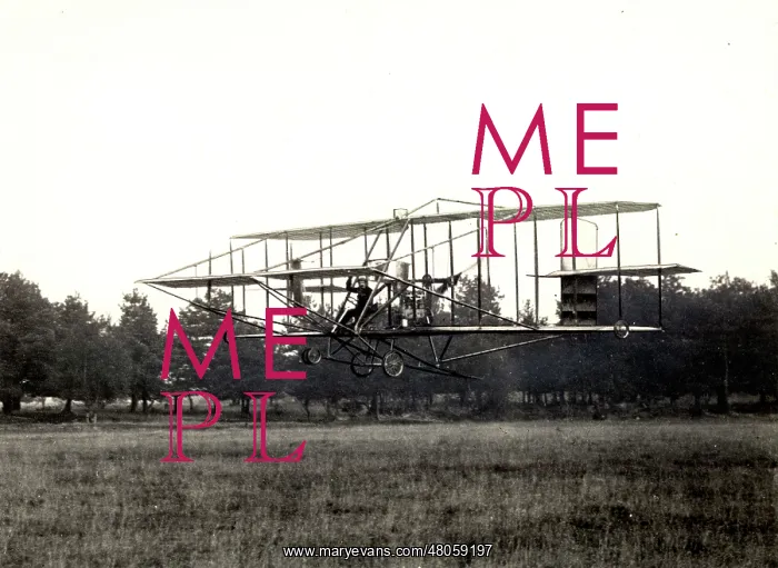 : Cody biplane No 2 the Michelin Cup Biplane in the air : Cody biplane No 2 the Michelin Cup Biplane in the air