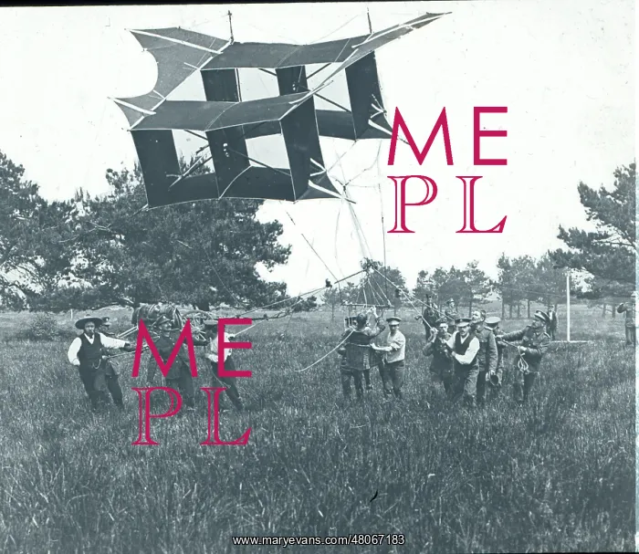 : Cody man-carrying kite : Cody man-carrying kite