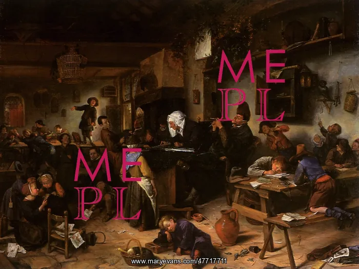 : Coed School, by Jan Steen : Coed School, by Jan Steen