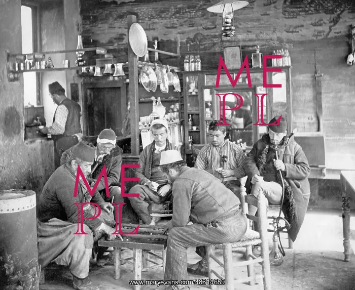 : Coffee house in Kurdistan, 1928 : Coffee house in Kurdistan, 1928