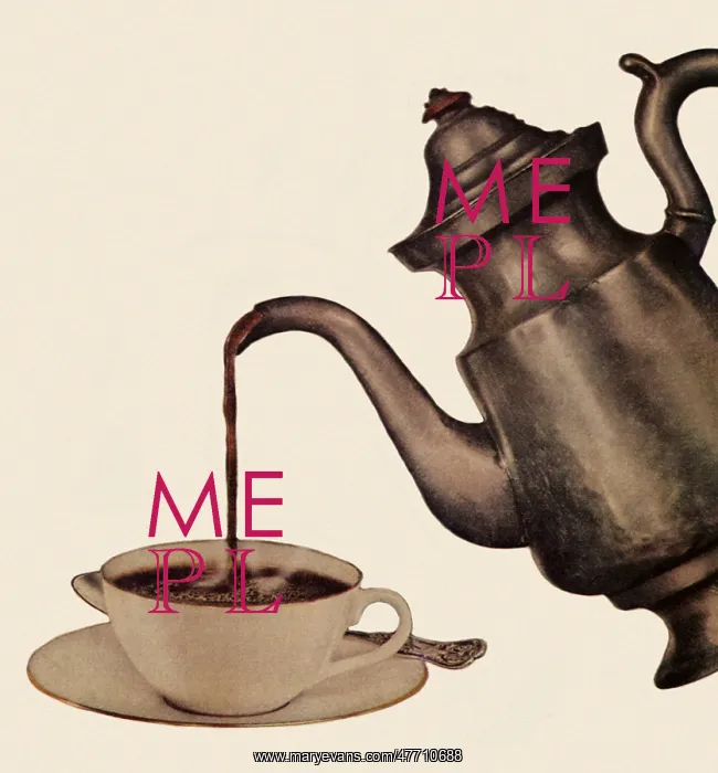 : Coffee From Pewter Pot : Coffee From Pewter Pot