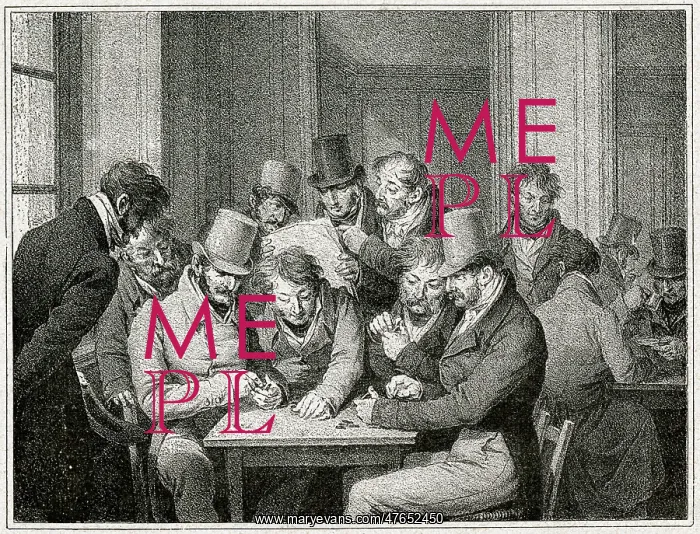  : Coffeehouse, Paris 1830