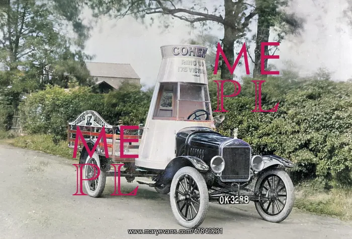 : Cohen's Full Cream Dairy van, Birmingham : Cohen's Full Cream Dairy van, Birmingham