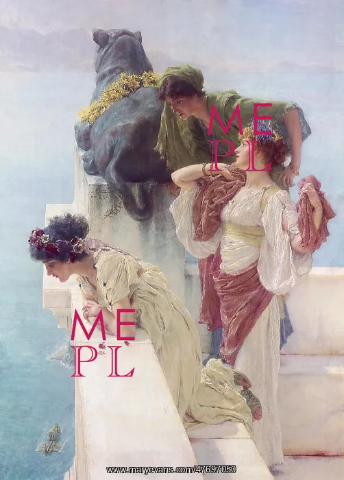 : A Coign of Vantage, by Alma-Tadema : A Coign of Vantage, by Alma-Tadema