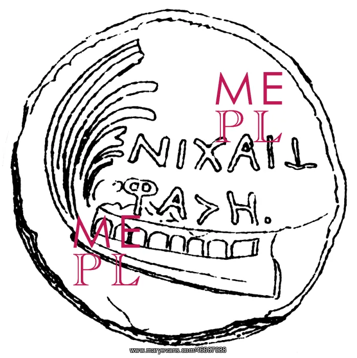 : Coin with aplustre of a Greek ship, Phaselis : Coin with aplustre of a Greek ship, Phaselis