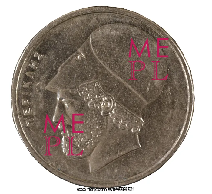 : Coin with Pericles : Coin with Pericles