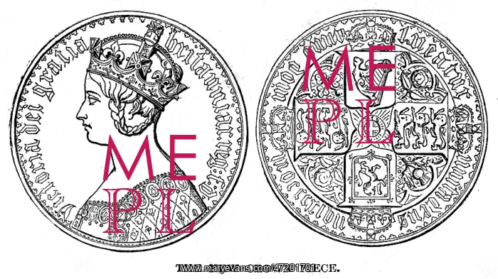  : COIN / VICTORIA CROWN 1847