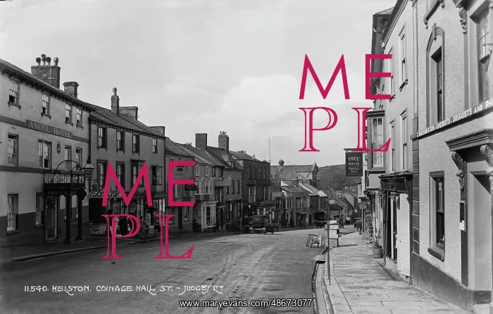 : Coinage Hall Street in Helston : Coinage Hall Street in Helston