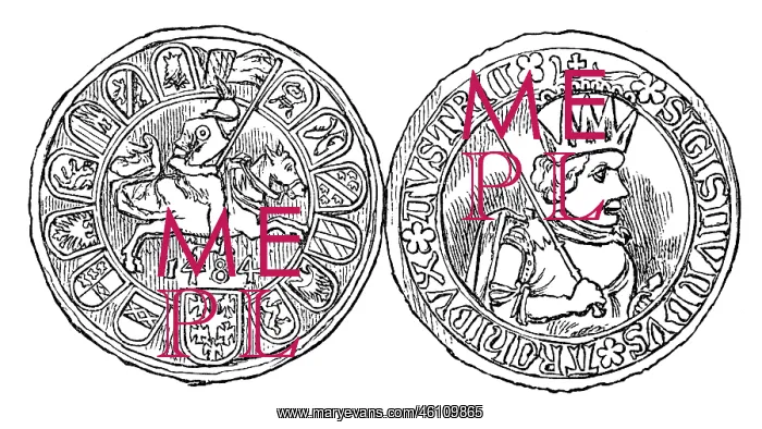  : Coins, Austria, guldengroschen, silver, by archduke Sigismun
