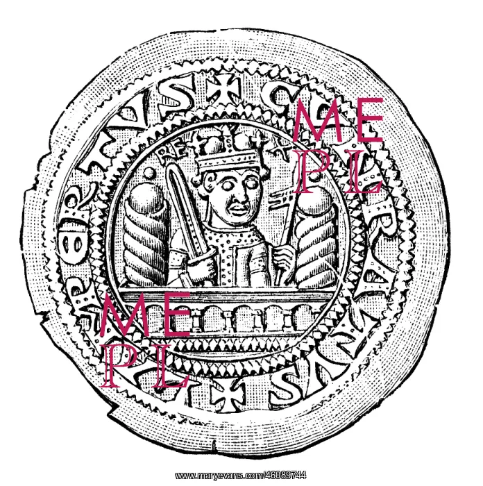 : Coins, Germany, bracteate, by king Conrad III : Coins, Germany, bracteate, by king Conrad III