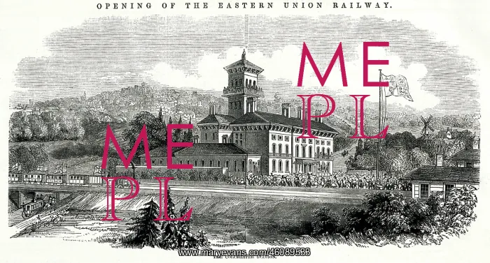 : Colchester station 1846 : Colchester station 1846