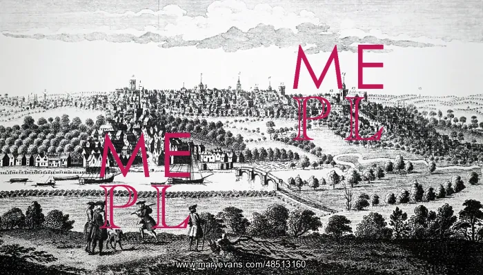 : Colchester viewed from the Clinggoe Hill, showing : Colchester viewed from the Clinggoe Hill, showing