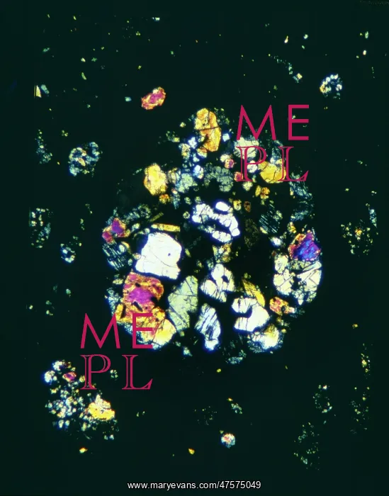 : Cold Bokkeveld meteorite photomicrograph : Cold Bokkeveld meteorite photomicrograph