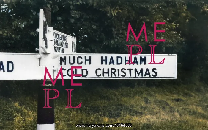 : COLD CHRISTMAS SIGN : COLD CHRISTMAS SIGN