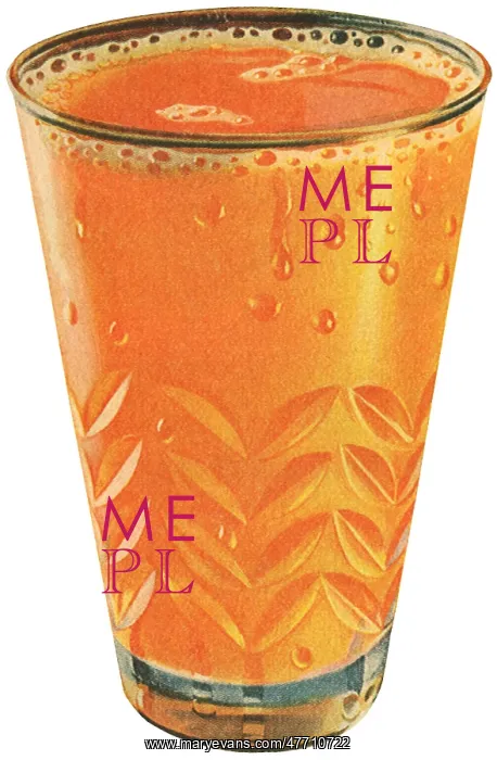 : Cold Glass of Juice : Cold Glass of Juice