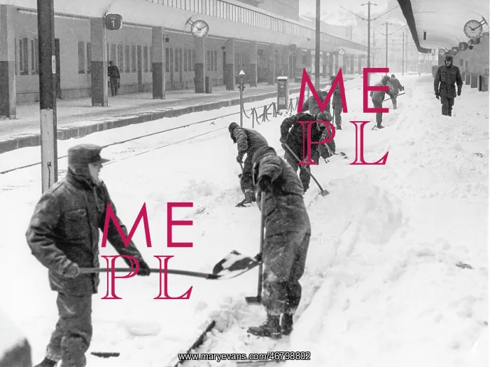 : Cold and snow drifts in Vienna 1987 : Cold and snow drifts in Vienna 1987