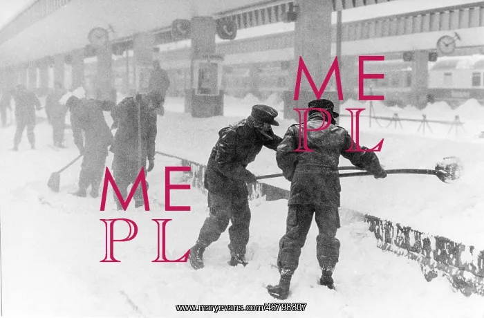 : Cold and snow drifts in Vienna 1987 : Cold and snow drifts in Vienna 1987