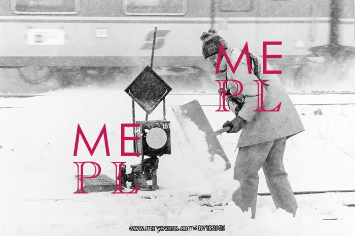 : Cold and snow drifts in Vienna 1987 : Cold and snow drifts in Vienna 1987