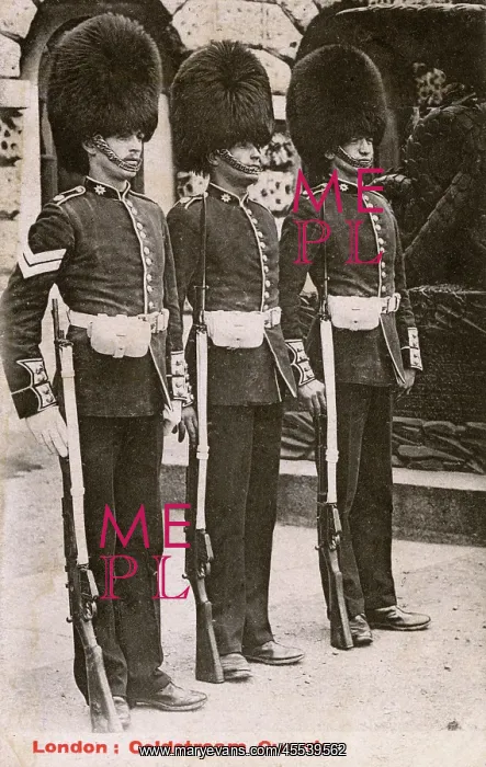  : Three Coldstream Guardsmen - London