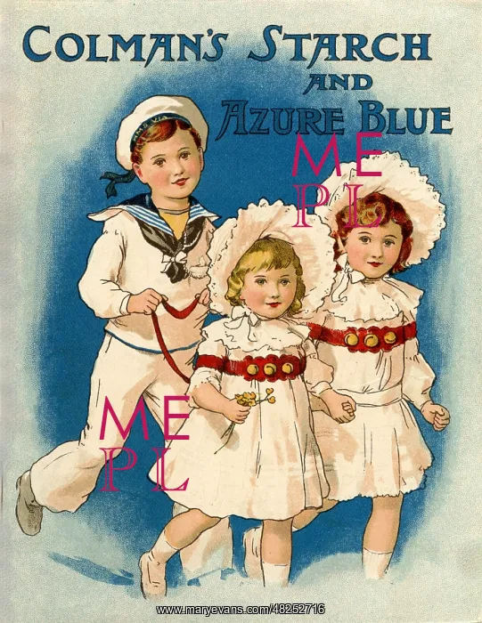 : Coleman's Starch and Azure Blue advertisement : Coleman's Starch and Azure Blue advertisement