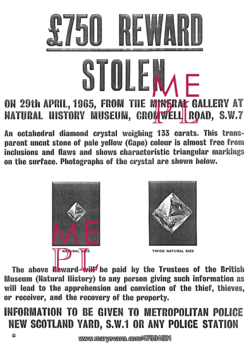 : Colenso Diamond Wanted Poster : Colenso Diamond Wanted Poster