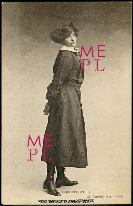  : COLETTE. SIDONIE-GABRIELLE WILLY (1873 - 1954), French novelist