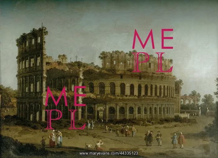 : The Coliseum. Work by Canaletto : The Coliseum. Work by Canaletto