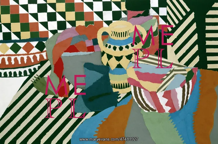 : Collage Study for Kates Vase : Collage Study for Kates Vase