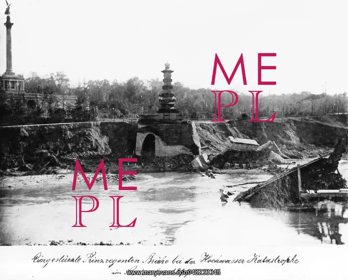 : Collapse of the Prinzregentenbracke in Munich on 15.09.1 : Collapse of the Prinzregentenbracke in Munich on 15.09.1