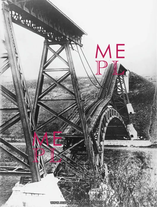 : Collapsed Bridge, Poland 1914 : Collapsed Bridge, Poland 1914