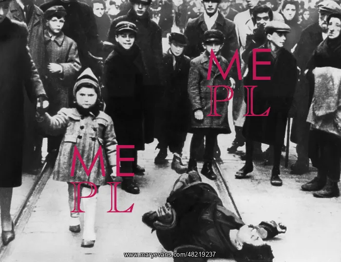 : A collapsed person in the Warsaw Ghetto : A collapsed person in the Warsaw Ghetto
