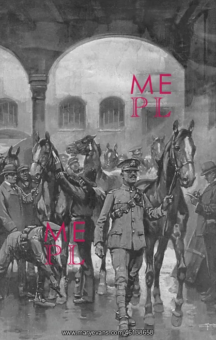 : Collecting and branding horses, WW1 : Collecting and branding horses, WW1