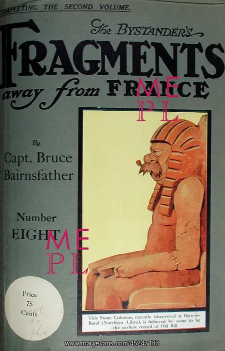 : A collection of 8 Bruce Bairnsfather's magazines : A collection of 8 Bruce Bairnsfather's magazines