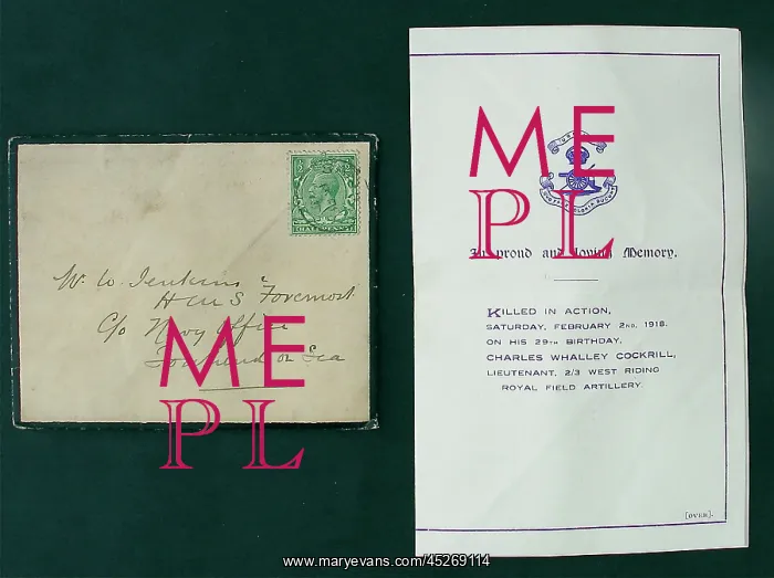 : Collection of ephemera relating to the Wilfrid J Jenkins : Collection of ephemera relating to the Wilfrid J Jenkins