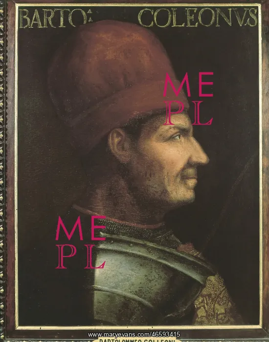 : COLLEONI, Bartolomeo (1400-1475). Italian condottiero : COLLEONI, Bartolomeo (1400-1475). Italian condottiero