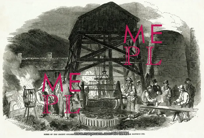 : Colliery explosion, Duffryn pit 1852 : Colliery explosion, Duffryn pit 1852