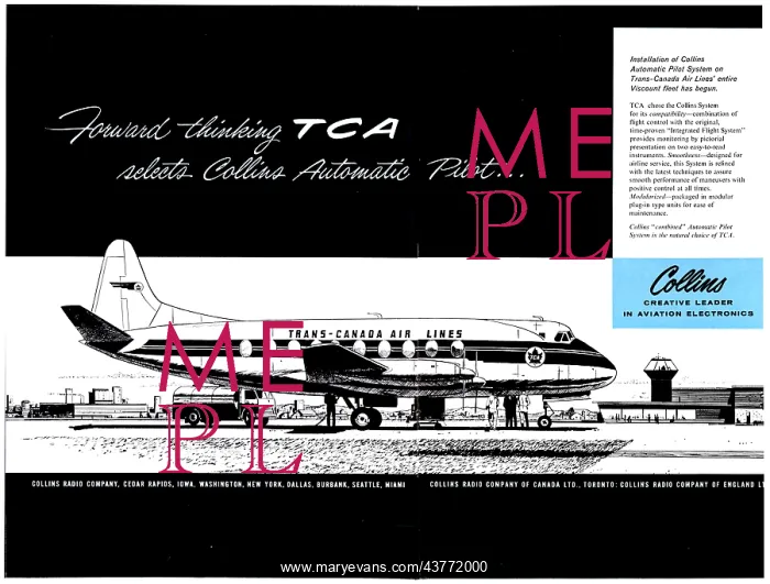 : Collins Avioncs & Flight Guidance Systems 1957 : Collins Avioncs & Flight Guidance Systems 1957