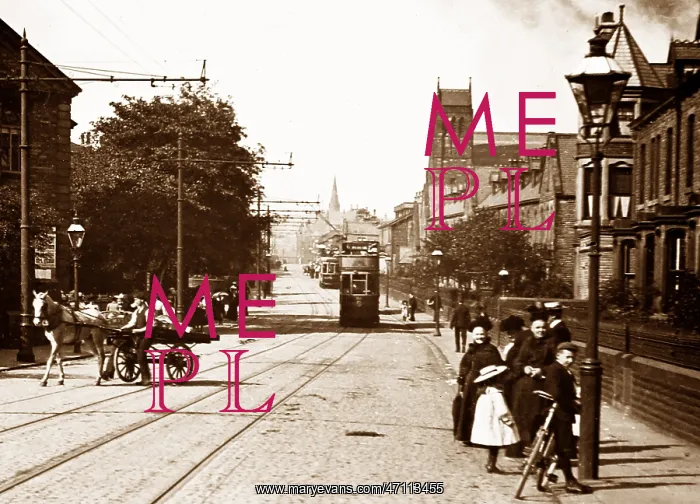  : Colne Road, Burnley in 1905