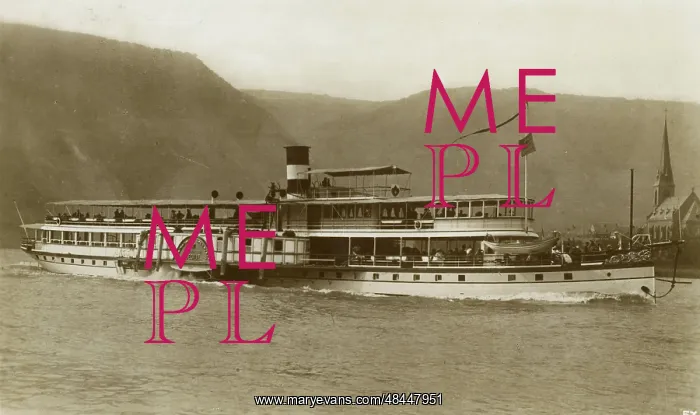  : Cologne to Dusseldorf paddle steamer boat