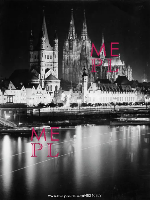 : Cologne Rheinufer, 1938 : Cologne Rheinufer, 1938