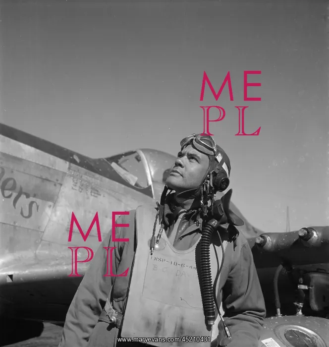 : Colonel Benjamin O. Davis at an air base ? : Colonel Benjamin O. Davis at an air base ?