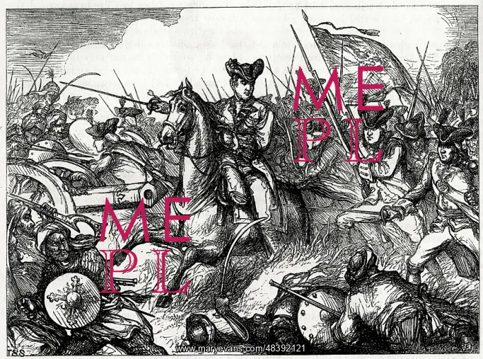 : Colonel Clive at the Battle of Plassey (Palashi), 1757 : Colonel Clive at the Battle of Plassey (Palashi), 1757