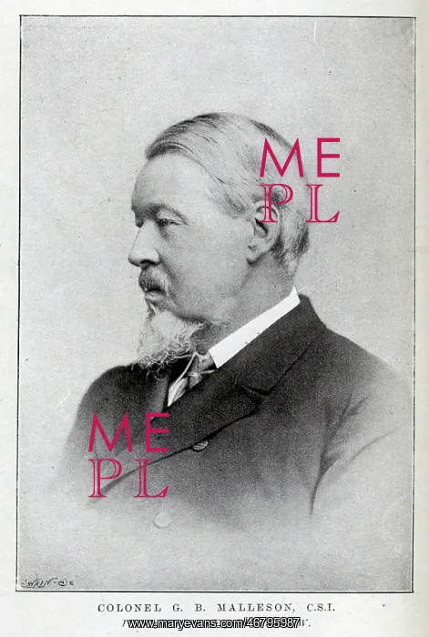 : Colonel G B Malleson, studio portray : Colonel G B Malleson, studio portray