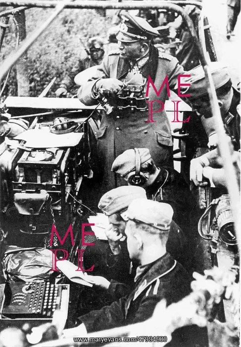 : Colonel General Heinz Guderian, commander of a panzer : Colonel General Heinz Guderian, commander of a panzer