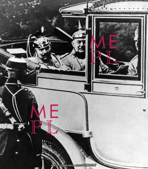: Colonel General von Moltke with Wilhelm II, 1913 : Colonel General von Moltke with Wilhelm II, 1913