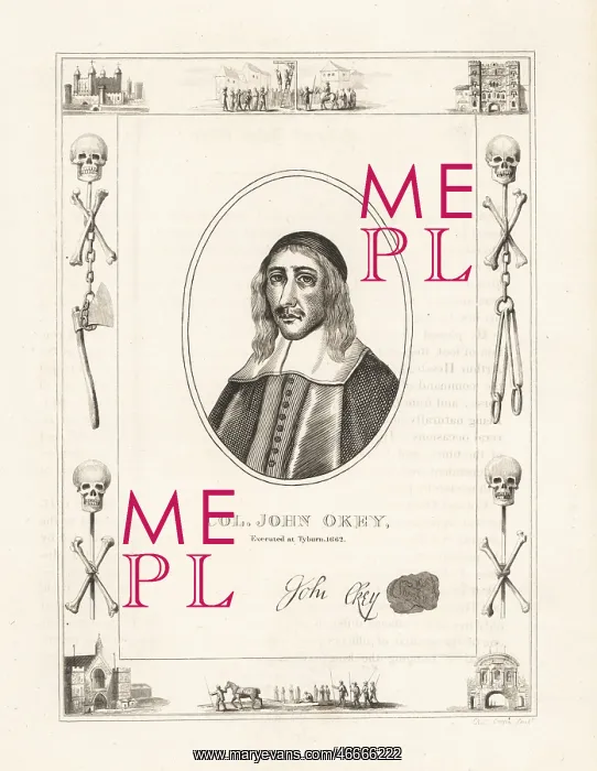 : Colonel John Okey, executed at Tyburn 1662 : Colonel John Okey, executed at Tyburn 1662