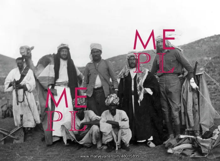 : Colonel Newcombe and Railway Raiding Party : Colonel Newcombe and Railway Raiding Party