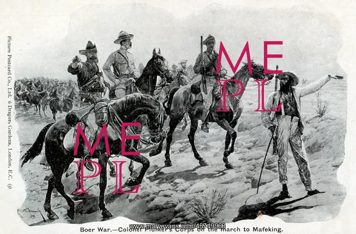 : Colonel Plumer's Corps marching to relieve Mafeking : Colonel Plumer's Corps marching to relieve Mafeking