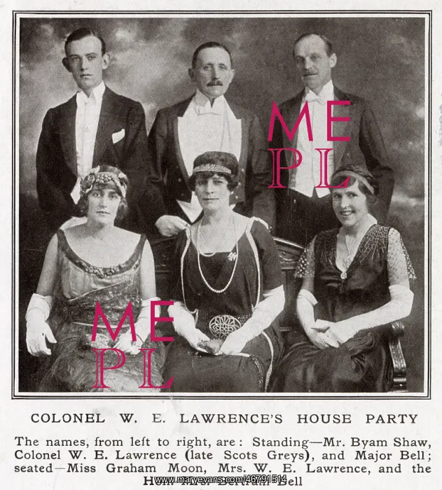: Colonel W.E. Lawrence's house party : Colonel W.E. Lawrence's house party