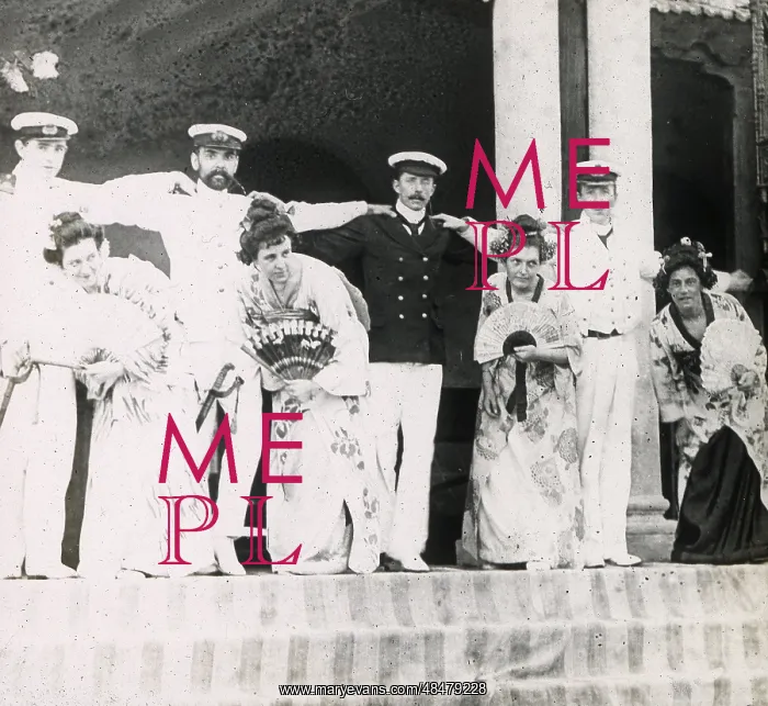  : Colonial group performing The Geisha on ocean liner